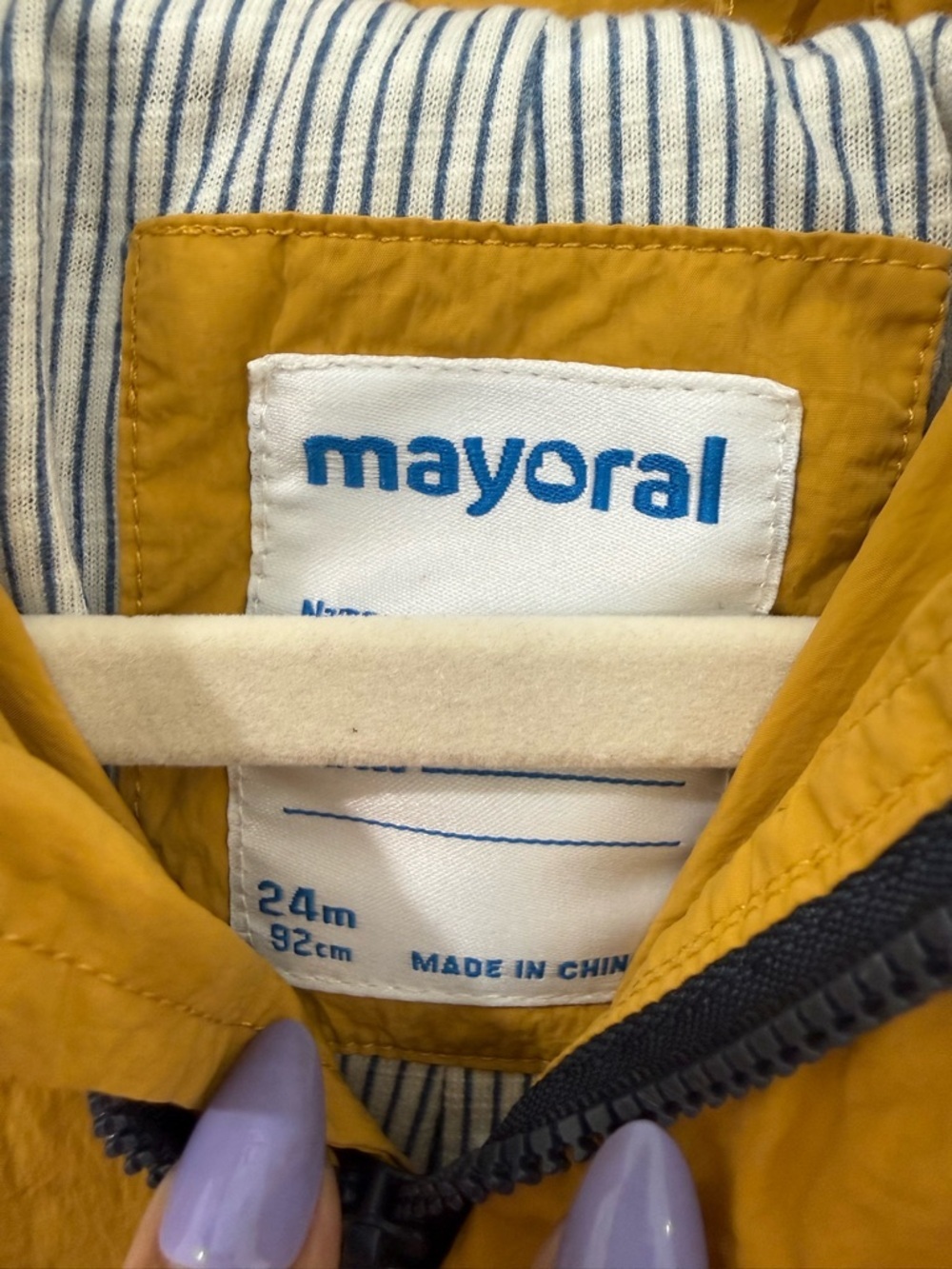 Mayoral Kids Mustard Yellow Utility Jacket - Picture 2 of 2